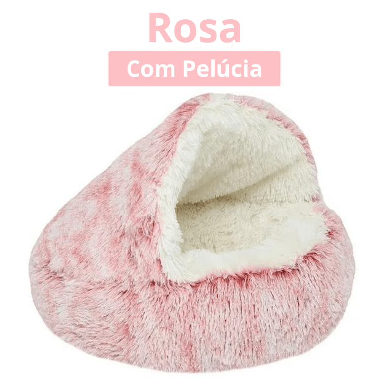 Cama Redonda de Pelúcia para Pet - lion express