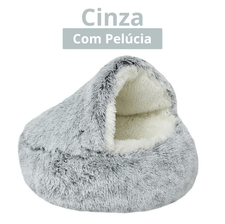 Cama Redonda de Pelúcia para Pet - lion express