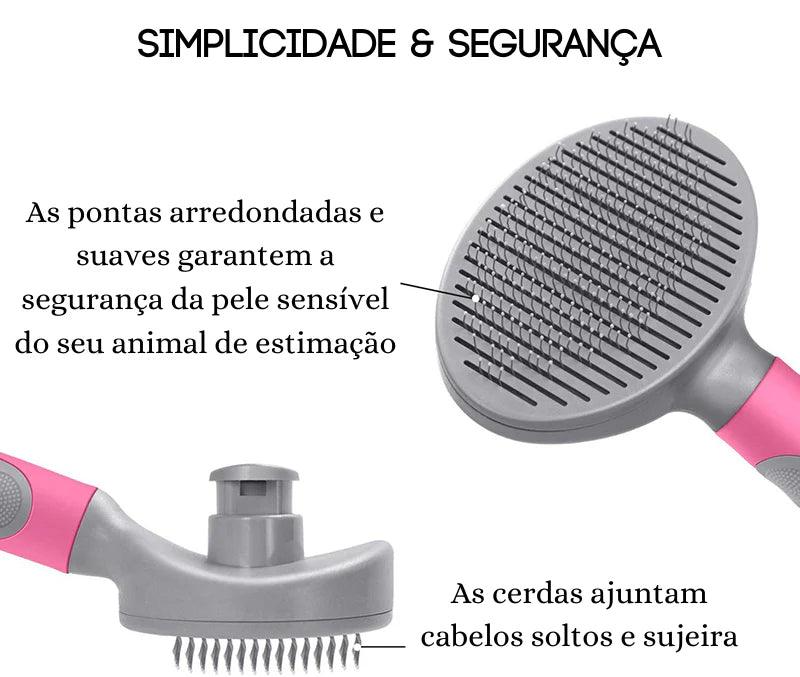 Escova Removedora Tira Pelos para Pets Cães E Gatos - lion express